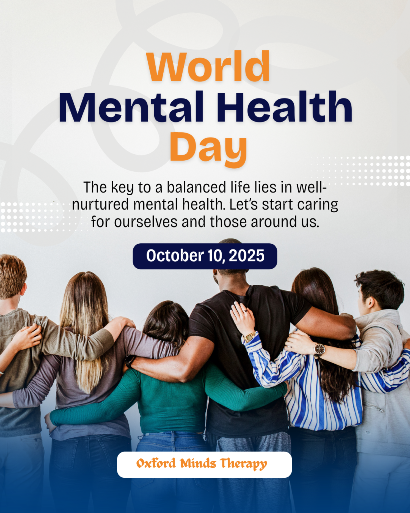 Awareness of World Mental Health Day, Oxford Minds Therapy